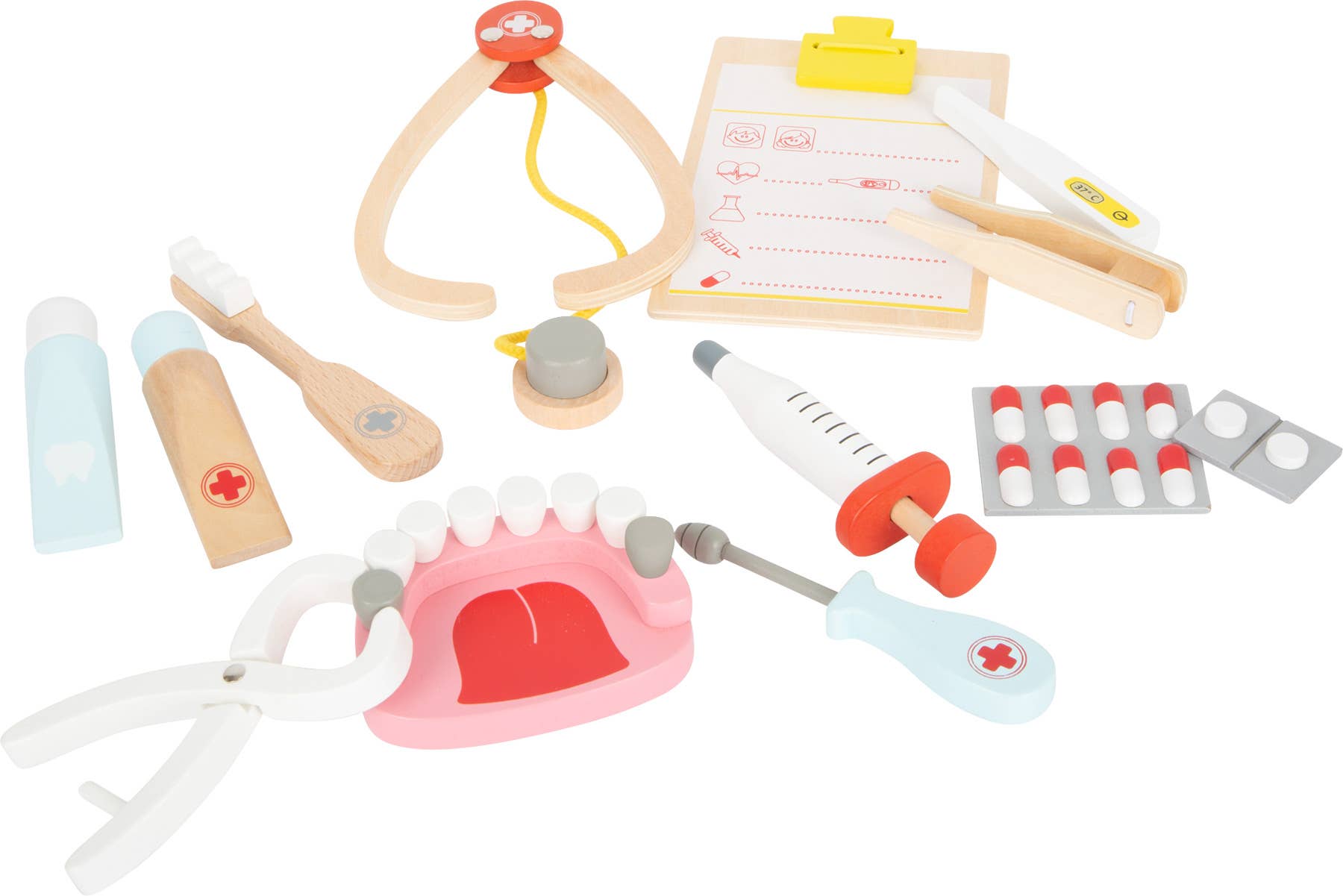 small foot - Wholesale Toy Set - Kids - 2-in-1 Dentist's Kit3