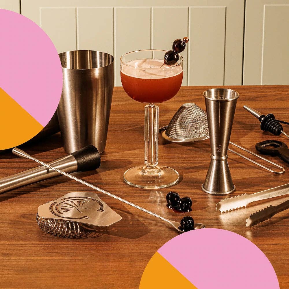 Vacu Vin - Wholesale Bar Tool - 7 - Piece Cocktail Set Bar in a Box1