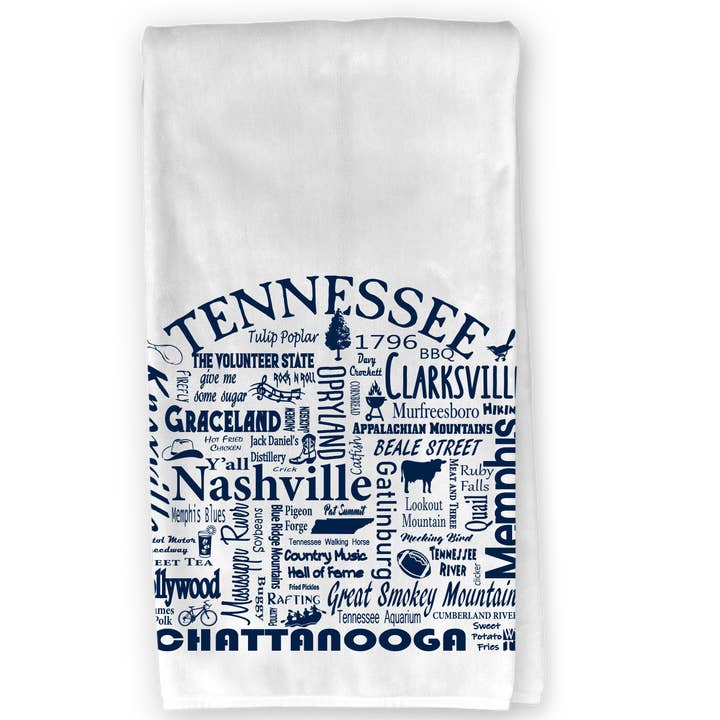 Torchon de cuisine Tennessee Destination - Où la vie vous emmène pour la vente par The Buffalo Works