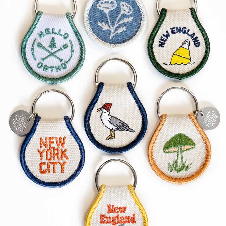 Three Potato Four - Wholesale Keychain - Unisex - Custom Patch Keychain (100 Pcs)