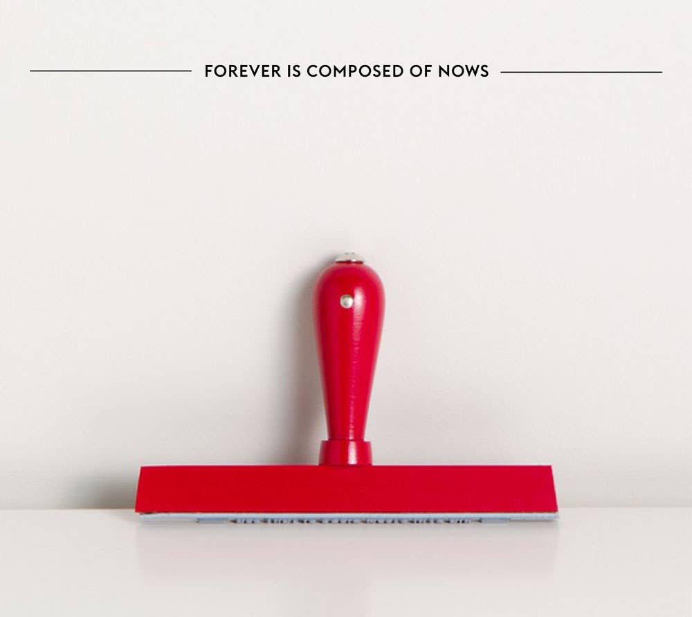 Wms&Co. - Wholesale Rubber/Decorative Stamp - Philosophical Quote Hand Stamp and Inkpad - Single Line45