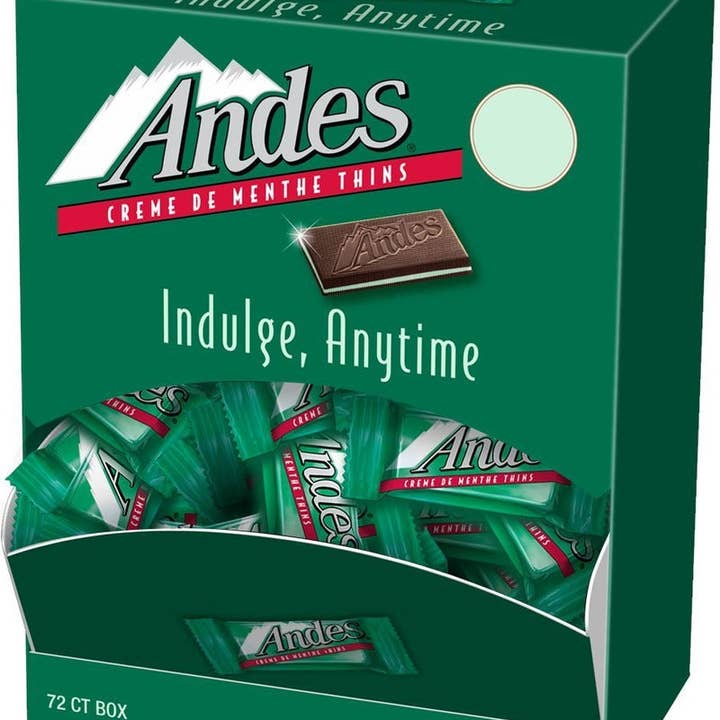Andes Creme De Menthe Mints Changemaker 72 st voor wholesale door Long Island Candy Factory