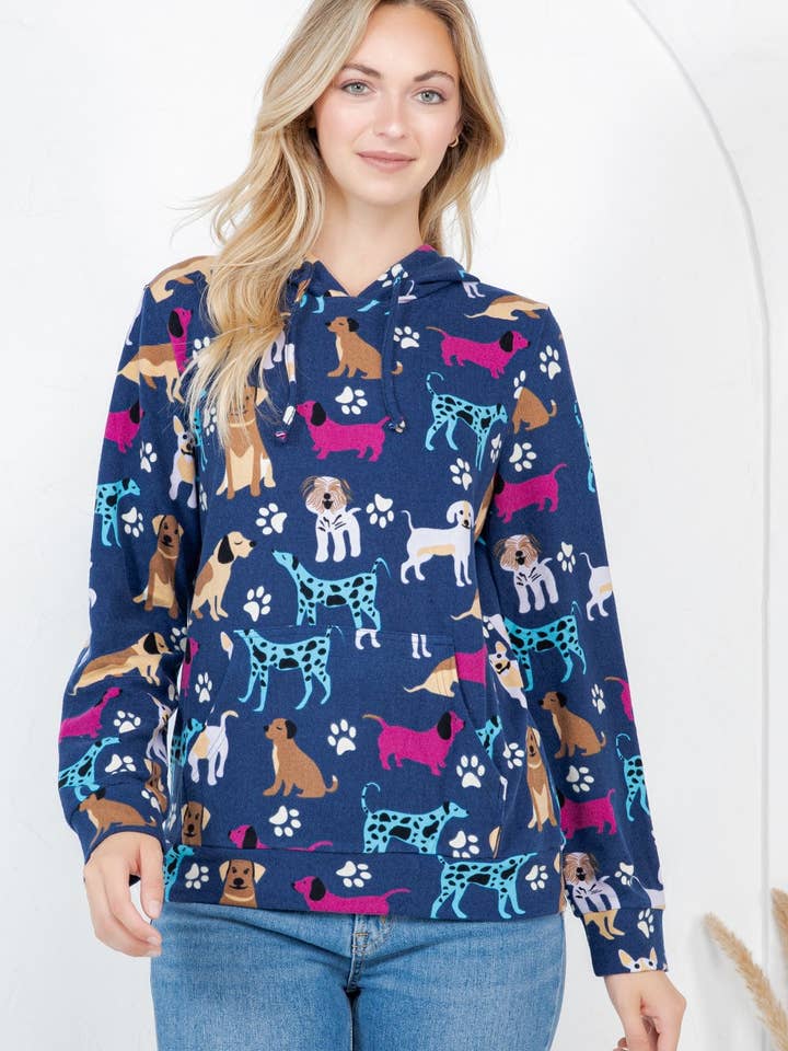 Dog Pullover Hoodie Plus Size for wholesale by LA Soul