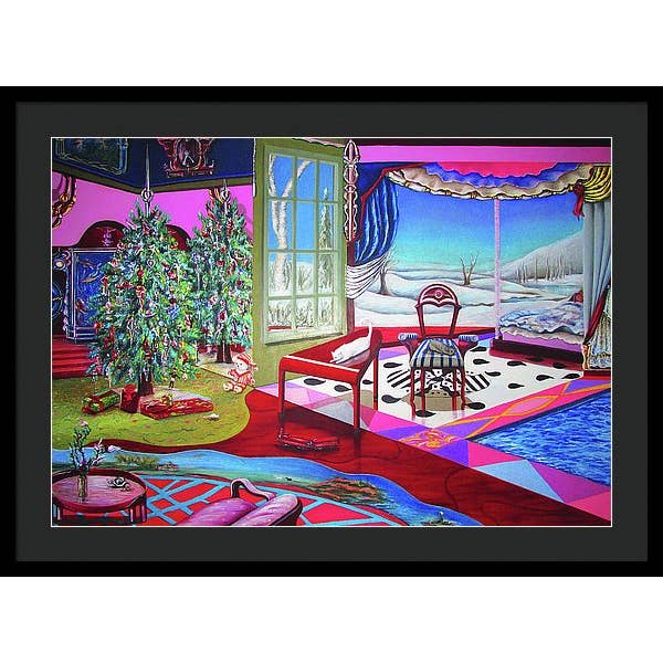 Sharon Tatem Fashion LLC - Wholesale Painting/Drawing - Christmas Painting - Framed Print25