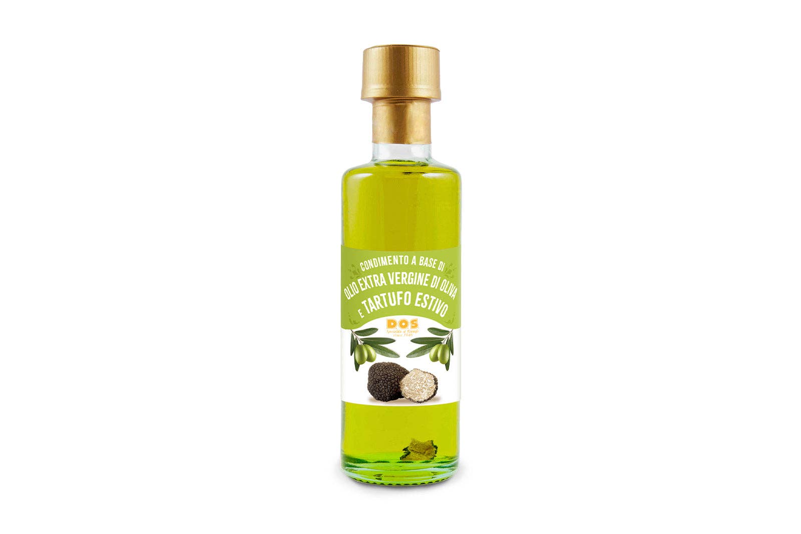 D.O.S. Specialità al Tartufo - Wholesale Olive Oil - EVO Oil Seasoning with Summer Truffle 55ml0