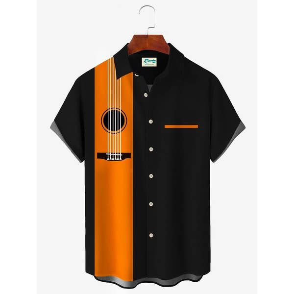 Vintage Gitaar Shirt voor wholesale door Royaura