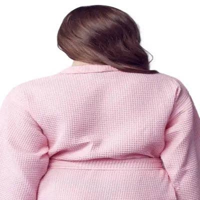 Lotus Linen – wholesale Robe – Women's – Knee-Length Waffle Robe for Women47