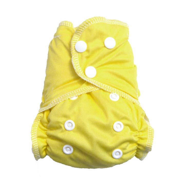 Newborn Cloth Pocket Diaper | Daffodil for wholesale by OAK + ACORN
