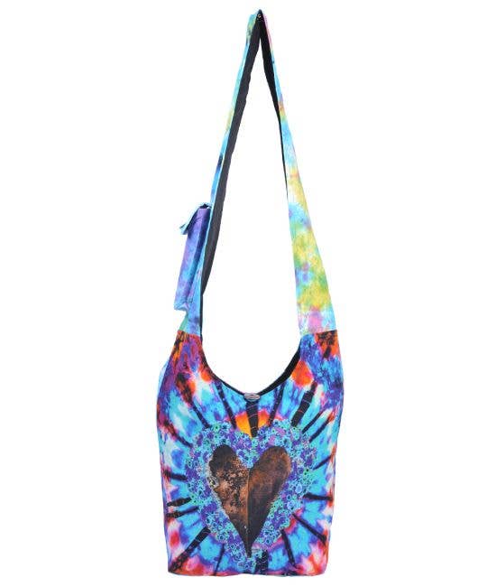 7 Star - Wholesale Shoulder Bag - Women's - Boho Style Hobo Handcrafted Handbags Size:14"x3.5"x13" Asso.1