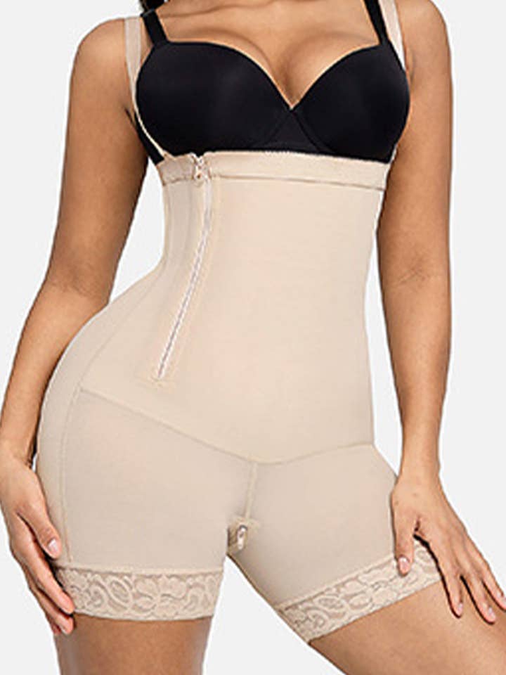 NINEXIS - Wholesale Shapewear - Women's - CWSBSSL0100_DETACHABLE STRAP ONE-PIECE PLUS SIZE BODY SUIT