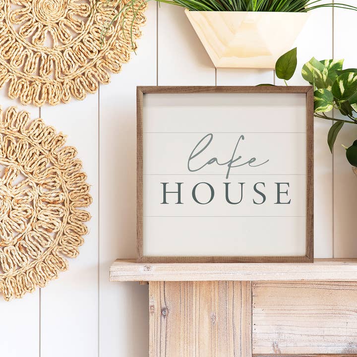 Kendrick Home - Wholesale Sign - Lake House White