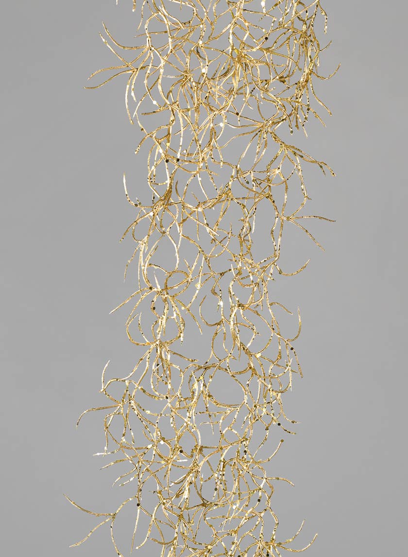 Jamali Garden - Wholesale Christmas Decoration - 47in Gold Grass Spray1