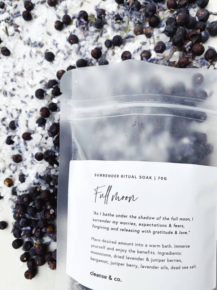 Full Moon Ritual Soak for wholesale by Cleanse & Co.