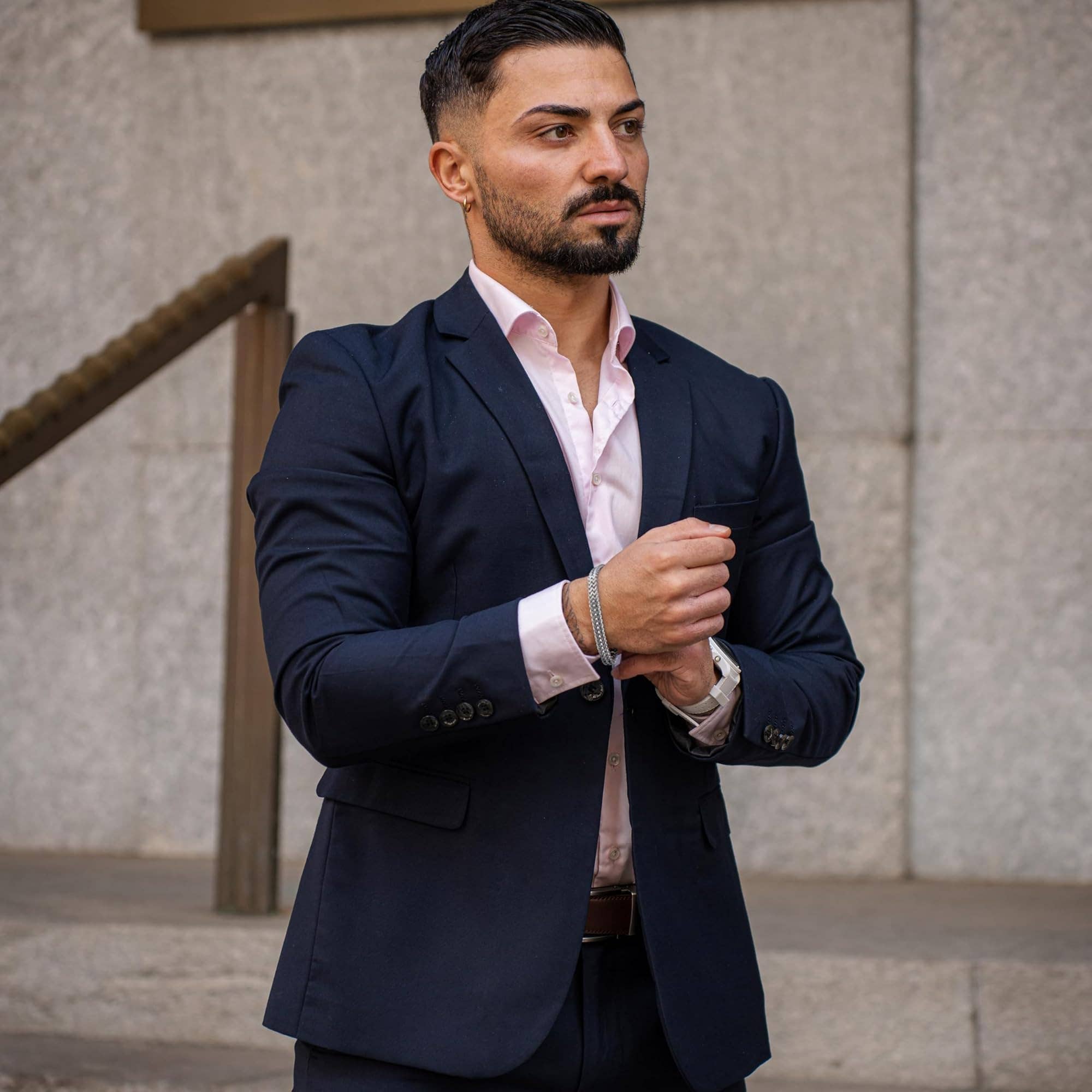 SERASAR - Vente Bracelets maillon et chaîne - Bracelet en acier inoxydable tressé « Franco »8