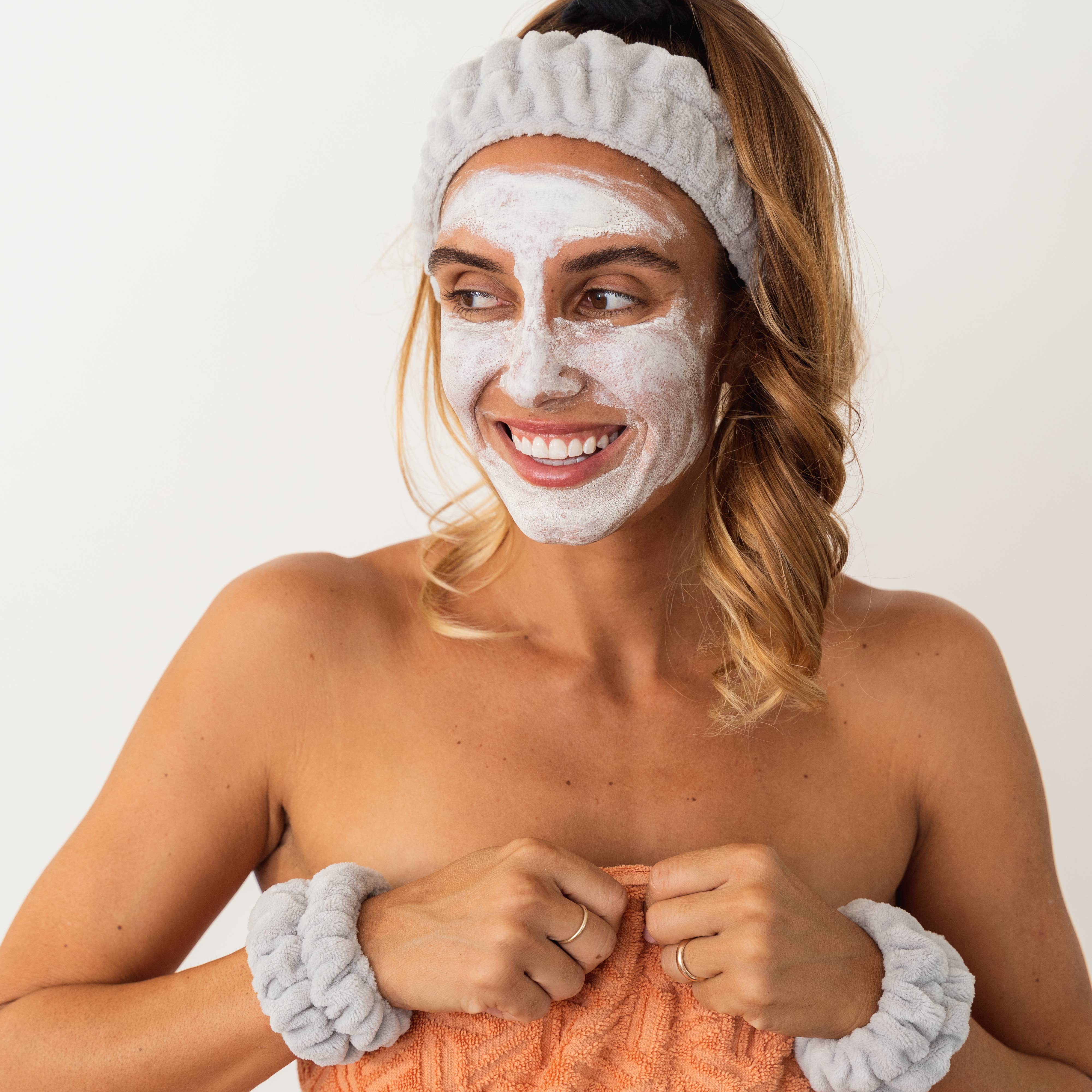 Frog Sac - Wholesale Spa Headband - Spa Headband - Skincare Headband & Wristband Set7