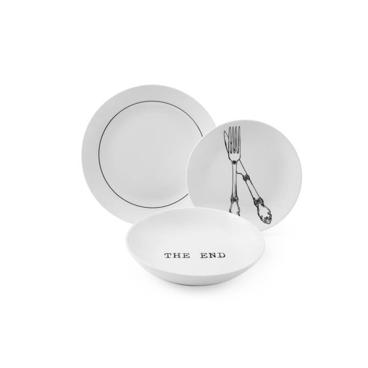 Multicolore Servizio Piatti 18 Galateo in vendita all'ingrosso su Faire6