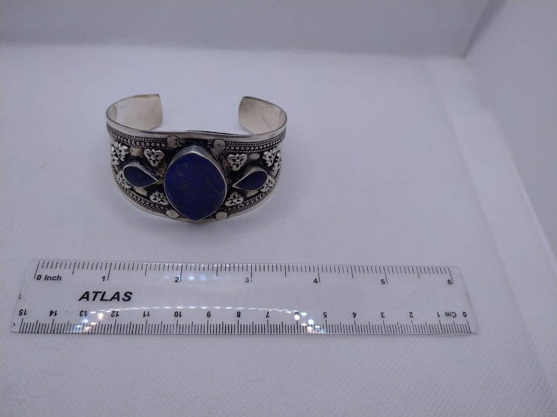 vintarust - Wholesale Cuff Bracelet - Afghan Stones Cuff Bracelet, Tribal Kuchi Cuff, Boho Cuff2