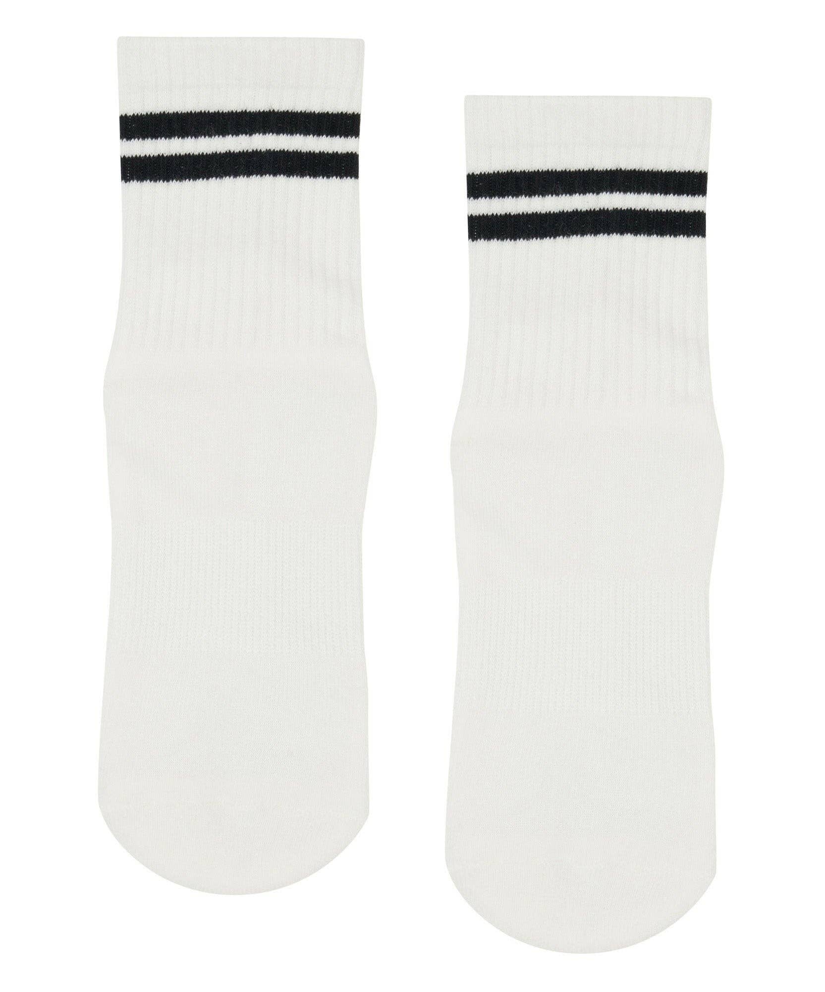 MoveActive - Vente Chaussettes – femme - Chaussettes antidérapantes Crew - Sporty Stripe Ivory5