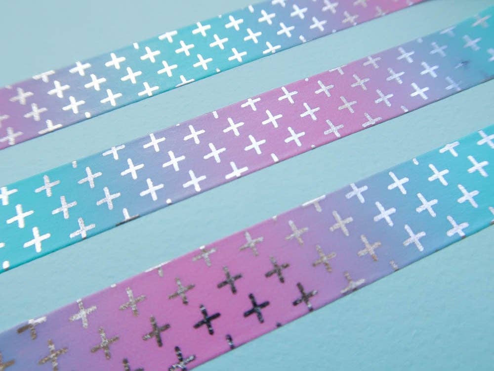 Nikki's Supply Store - Vendita all'ingrosso Nastro washi - Nastro Washi Ombre Crosses4