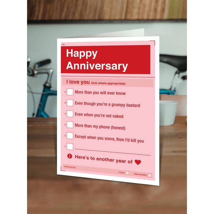 Brainbox Candy - Wholesale Jubileumkaartje - Grappige gelukkige jubileumkaart1