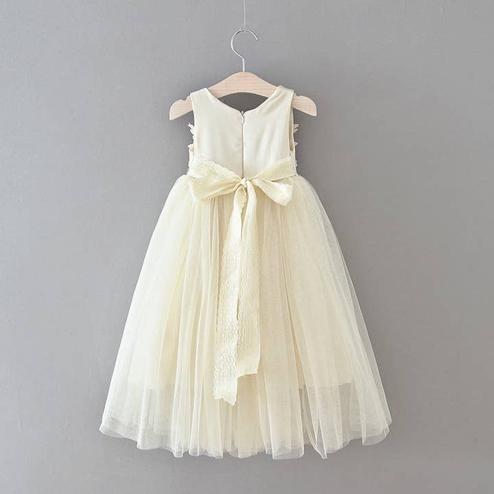 Nicolette's Couture - Wholesale Dress - Kids - The Stella Dress - Bohemian Flower Girl Dress, Rustic Tulle Wedding Dress, Will You Be My Flower Girl Proposal, Boho Dresses