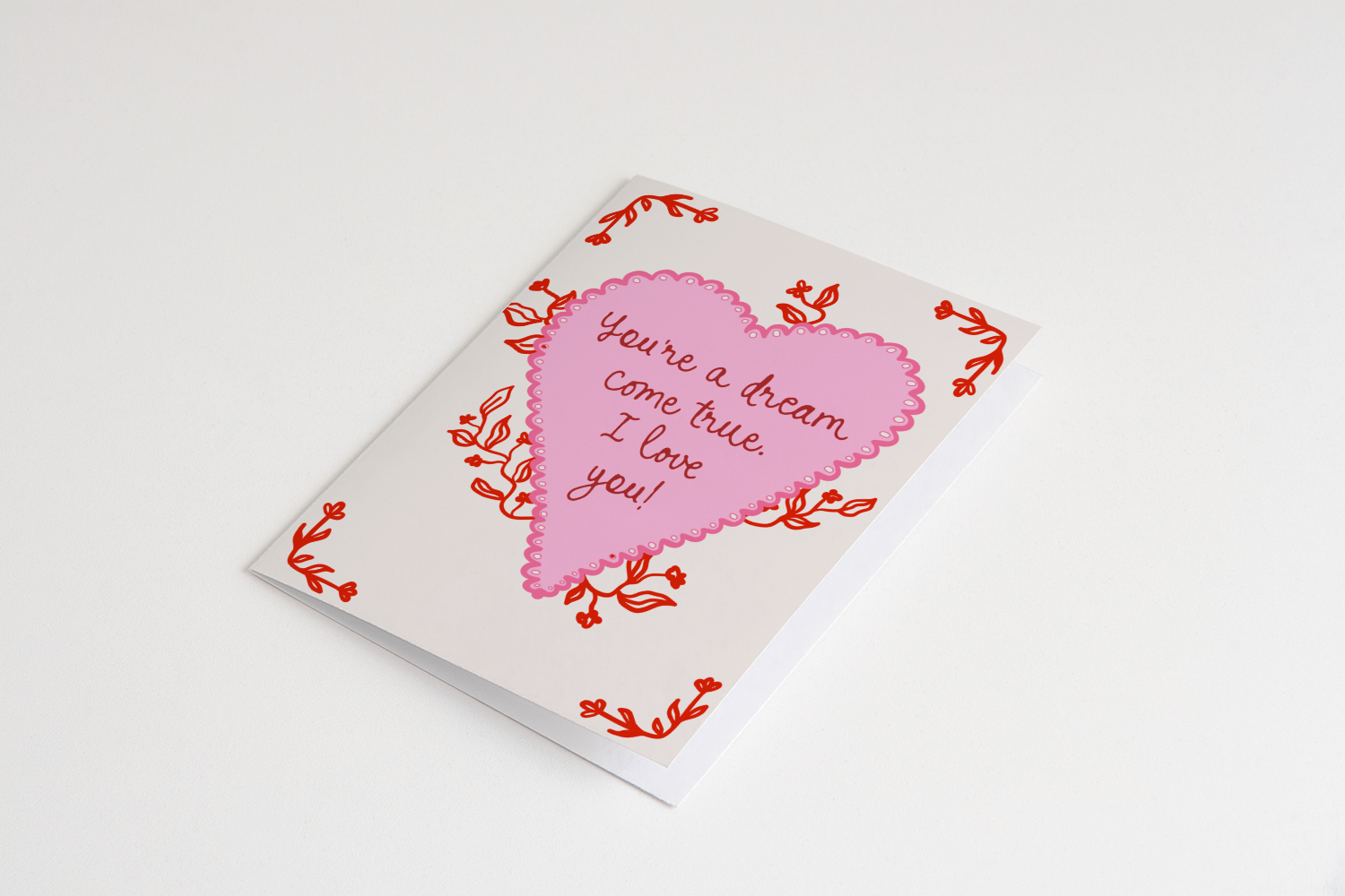 Bon Femmes - Wholesale Love Card - Dream Come True Love Greeting Card1