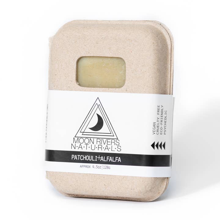 Patchouli Alfalfa Soap for wholesale by Moon Rivers Naturals