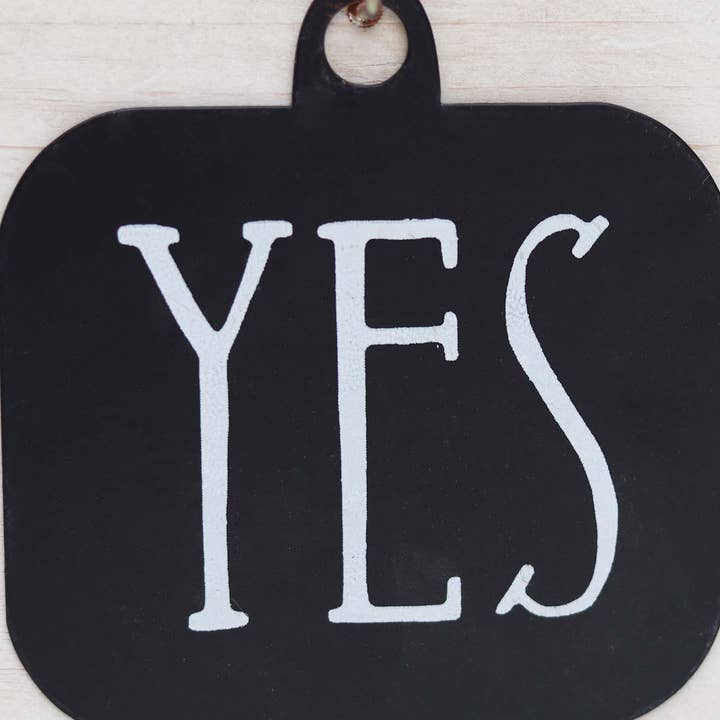 Paris Loft Inc - Wholesale Sign - Dogs Sign Decor with Sayings- Dogs Fed? Yes/No2