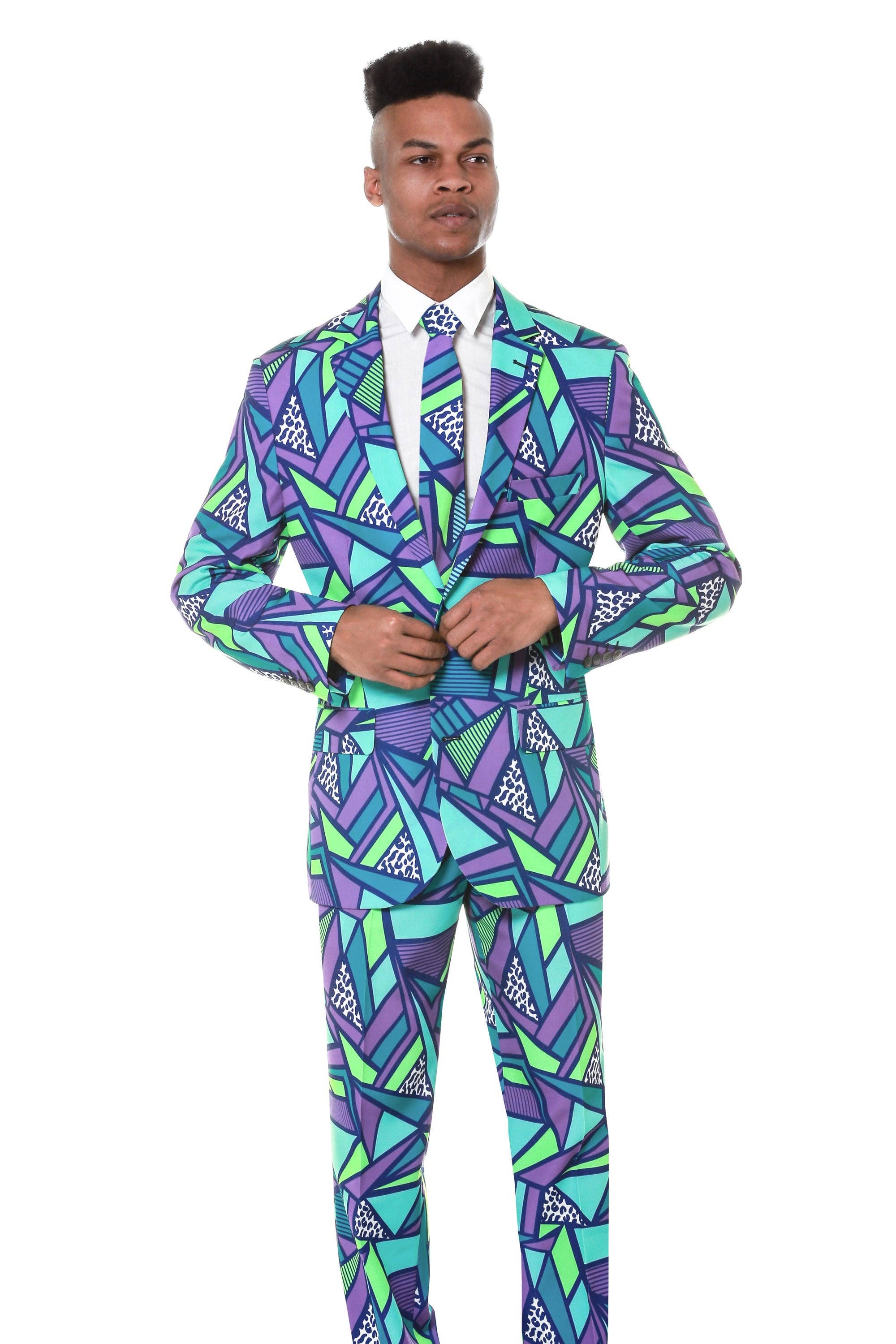 Shinesty, Inc - Wholesale Blazer - Men's - The Le Tootski | Neon Rave Suit4