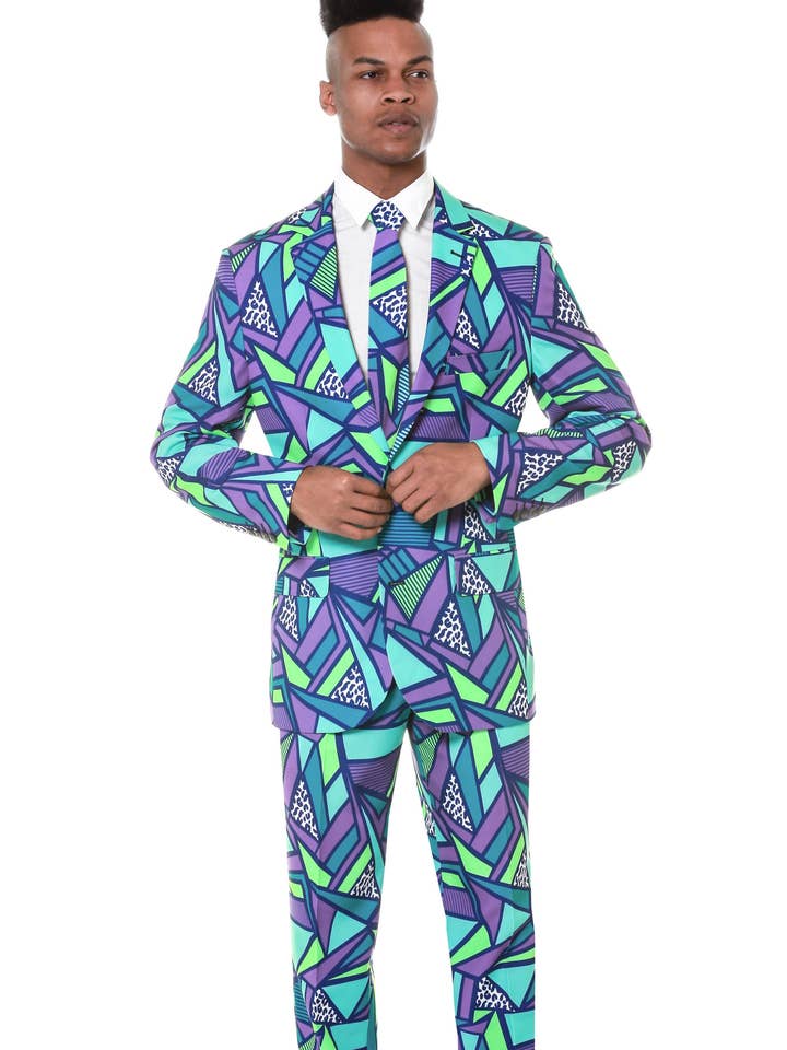 Shinesty, Inc - Wholesale Blazer - Men's - The Le Tootski | Neon Rave Suit4