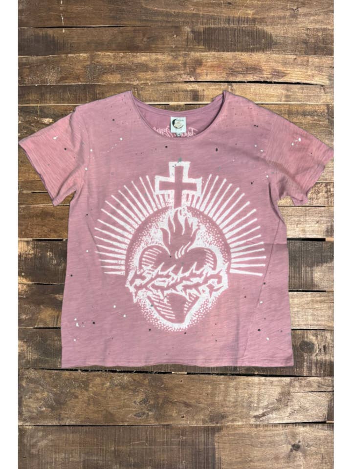 Moon Dance Tee - Cherished Heart for wholesale by Jaded Gypsy