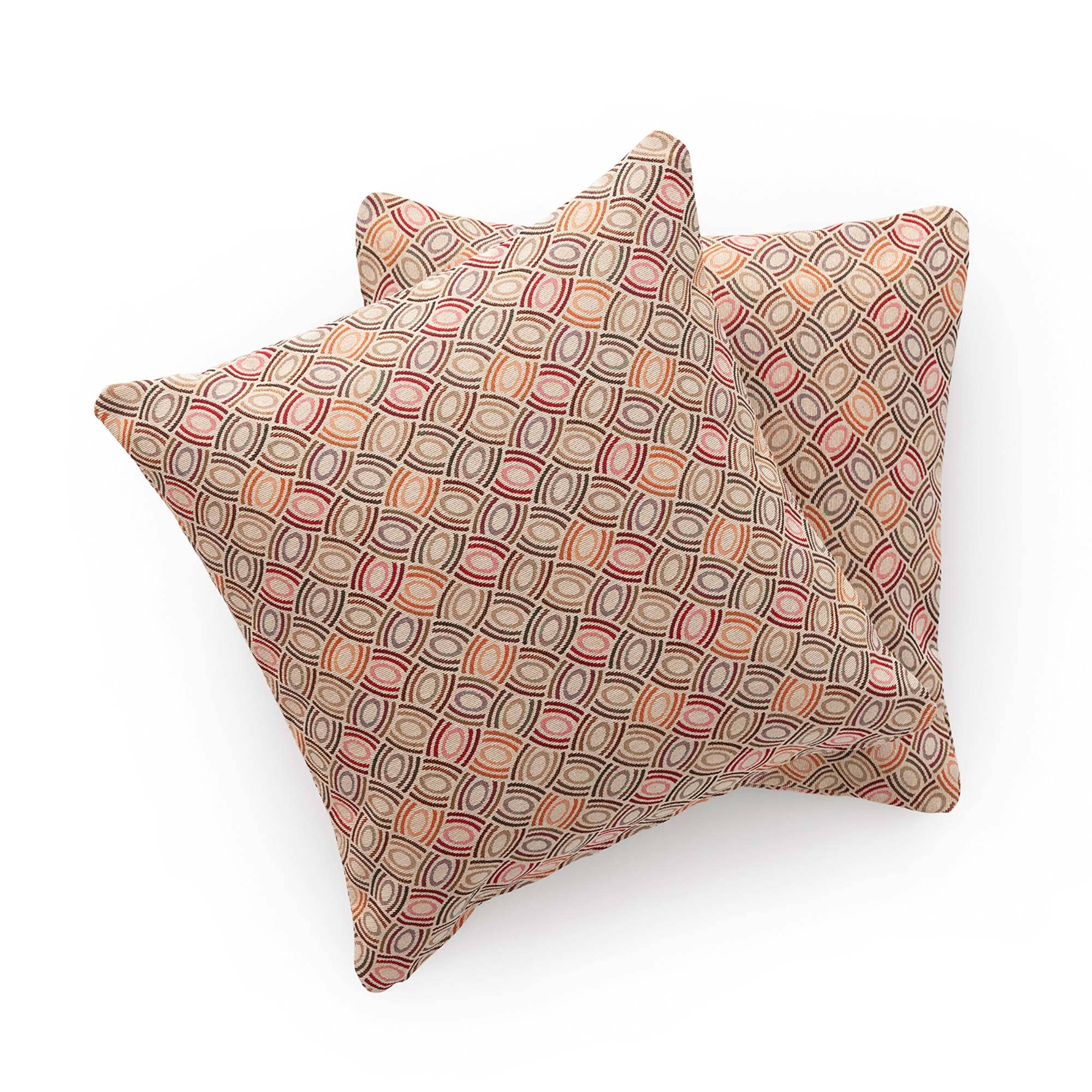 GAMUSI - Wholesale Sierkussensloop - Set van 2 sierkussenslopen 45x45 cm jacquard SURI0