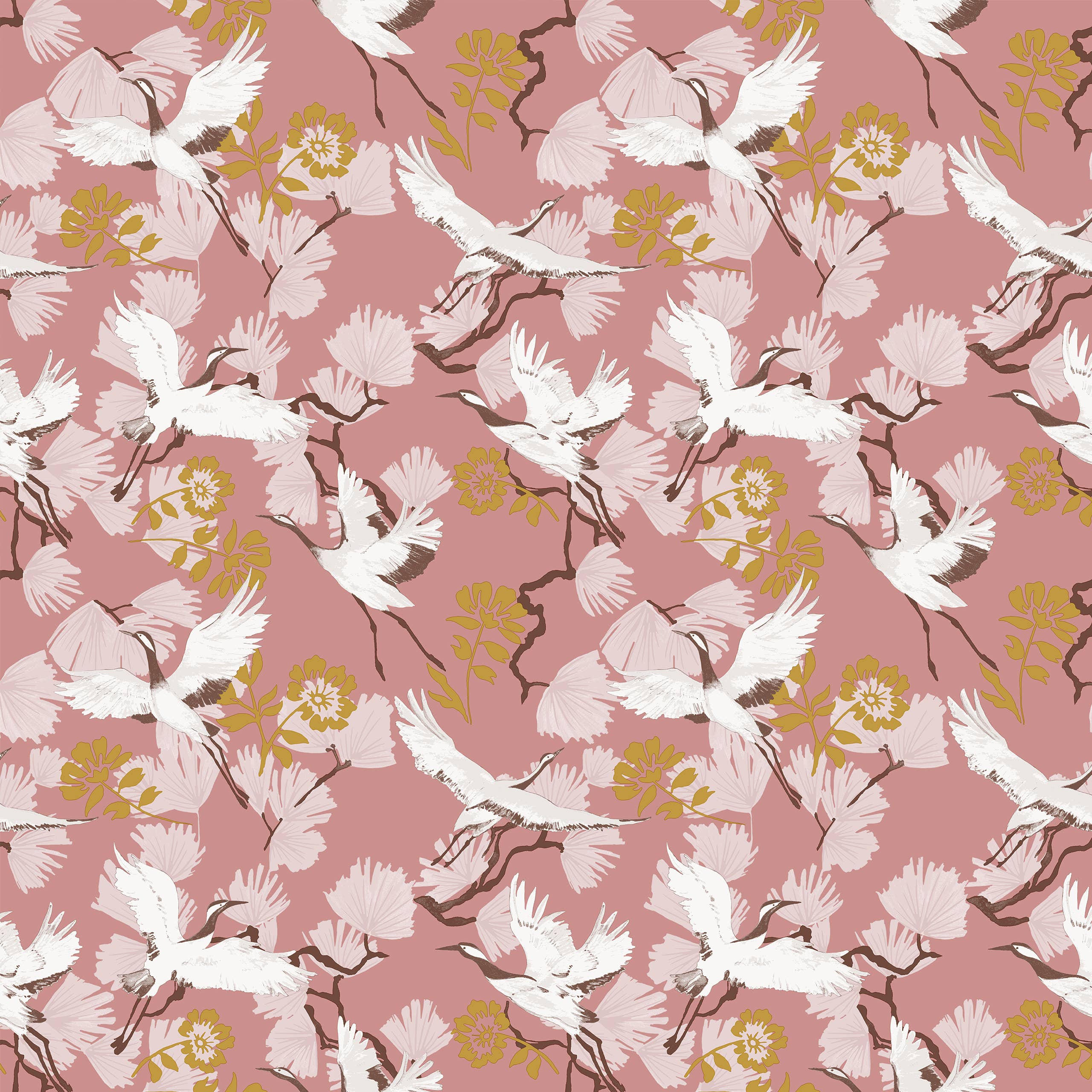 Demoiselle Wallpaper Blush for wholesale on Faire2
