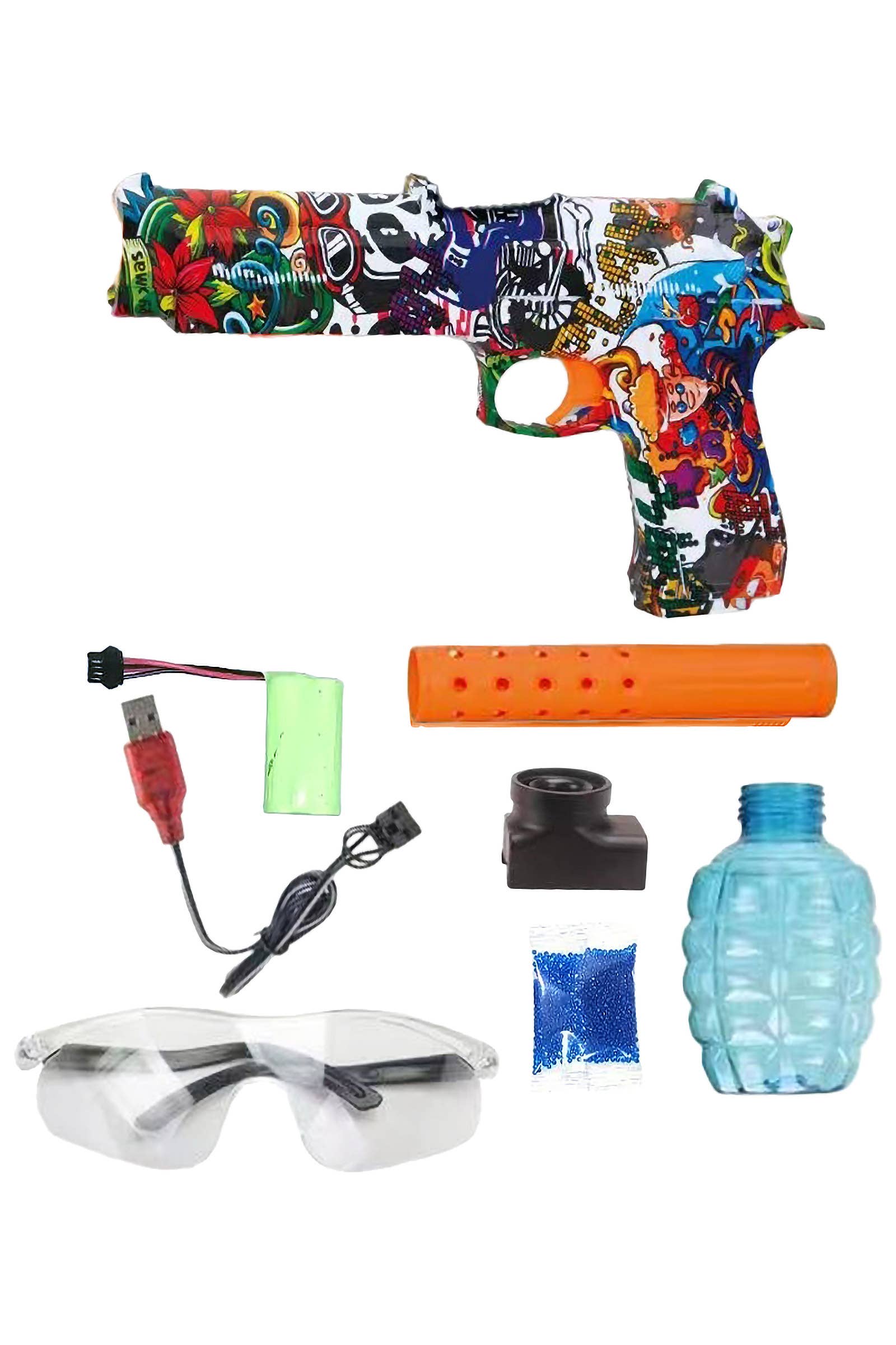 Assorted Electronic Gel Blaster Shooter Glock Pistol Toy Gun for wholesale on Faire2