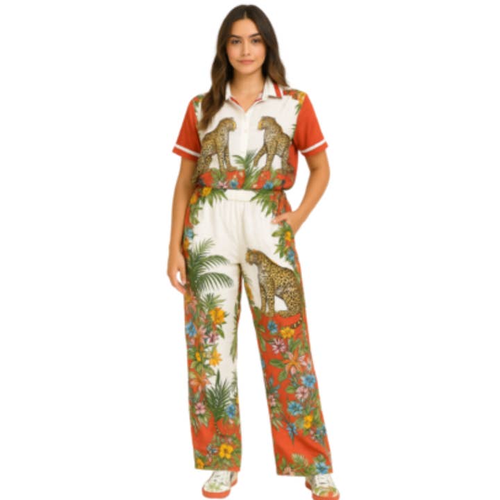 6656/66571 Ensemble en viscose italienne Rust Vera May pour la vente par VeraMay