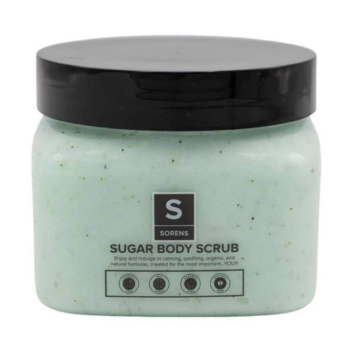 Sugar Scrub - Green Tea - Paraben/Sulfate Free, Cruelty Free for wholesale by Sorens Cosmetics