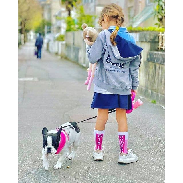 Calze sportive rosa per bambina per la vendita all'ingrosso da parte di PEGADA SOCKS