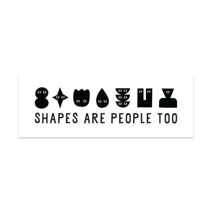 Le forme sono persone anche adesivo per la vendita all'ingrosso da parte di Worthwhile Paper