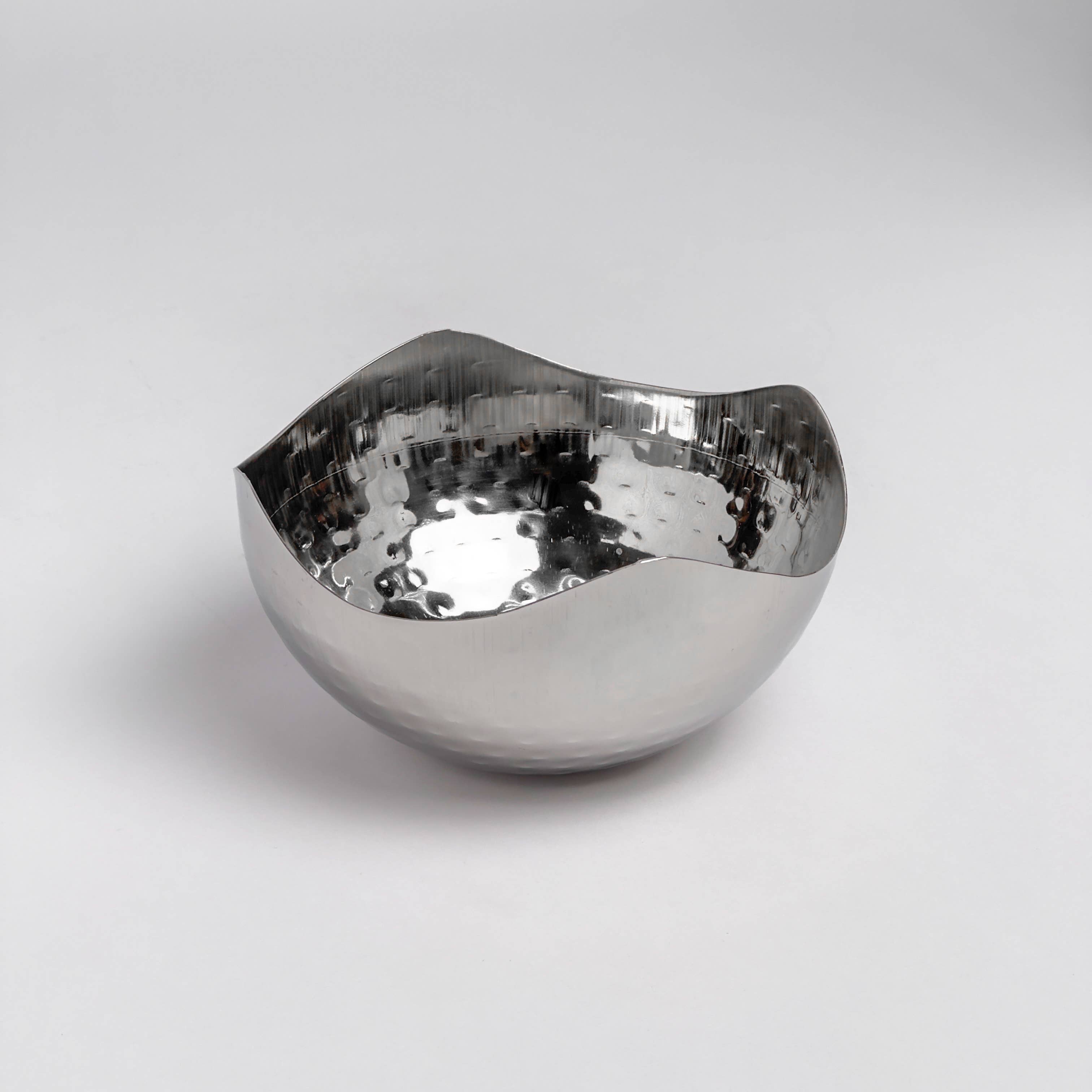 India Handicrafts Inc – wholesale Dekorativ tallrik/fat/skål – Rostfri stålskål liten3