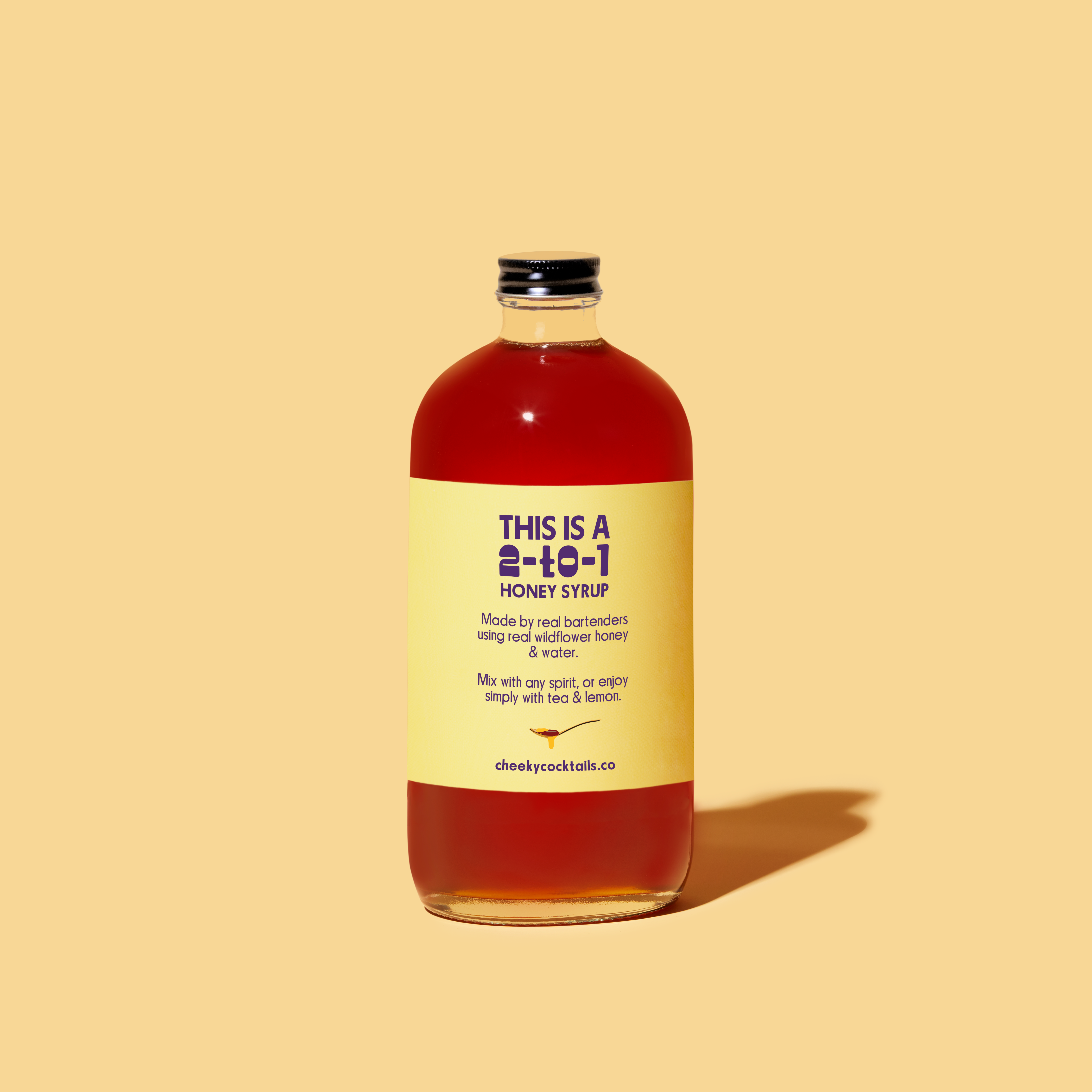 Cheeky Cocktails - Wholesale Cocktail Mix/Syrup - Honey Syrup 16oz2