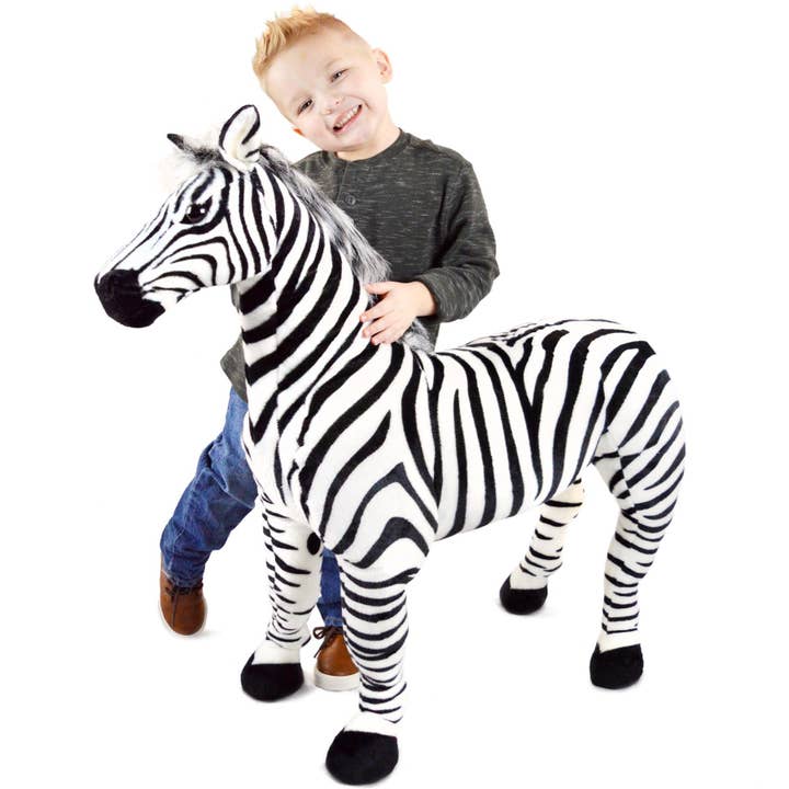 Zelassie The Zebra | Peluche 31 pouces pour la vente par VIAHART Toy Co.