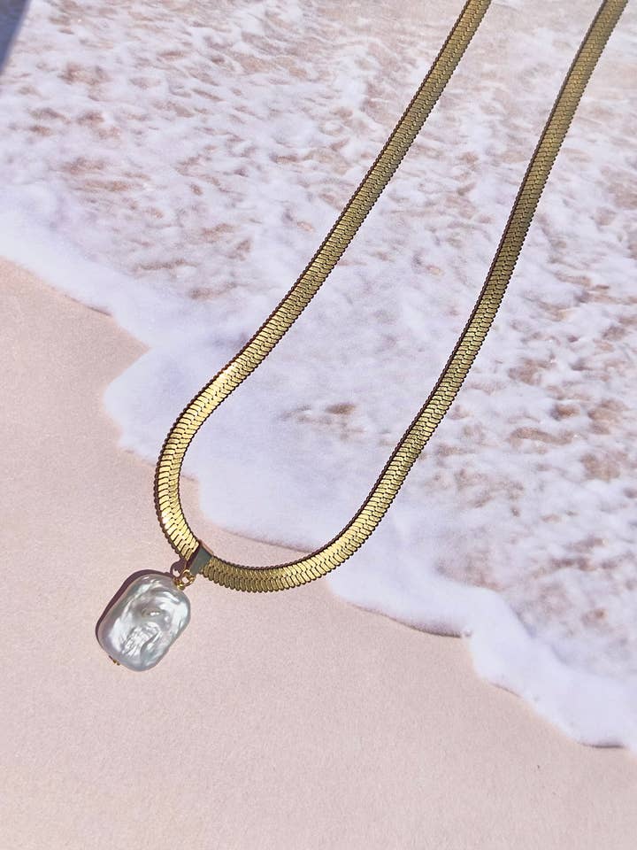 Statement Barockperlen-Schlangenkette für den Großhandel von Lynnmade