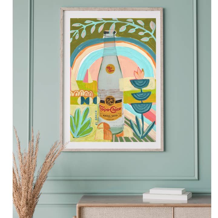 El Baker Art - Wholesale Art Print - Topo Chico Print1