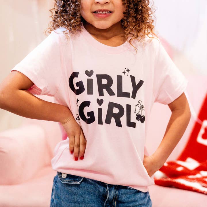 Mädchen Mädchen - Kinder T-Shirt für den Großhandel von Little Mama Shirt Shop