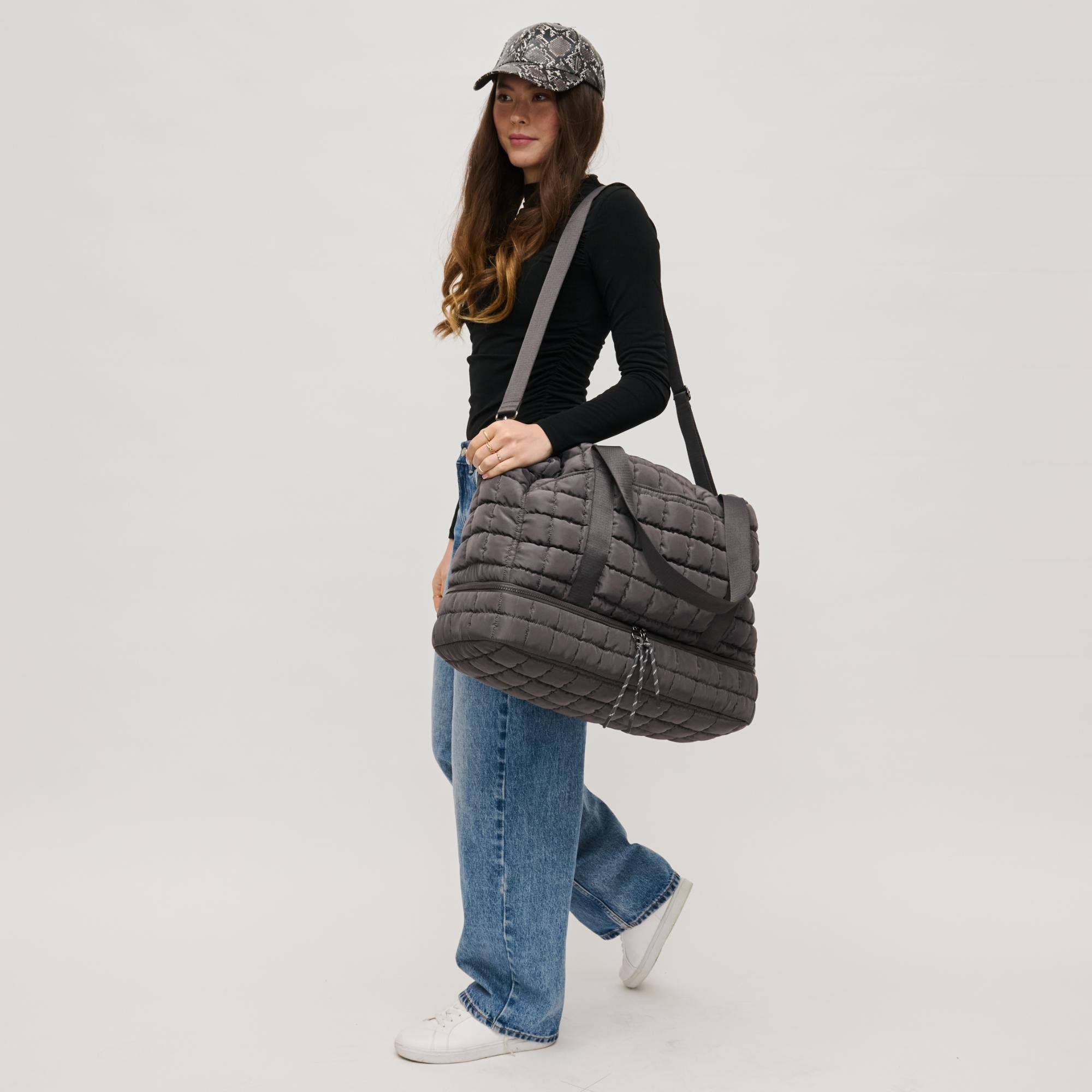 Urban Expressions - Vente Sac de voyage – femme - Sac weekender matelassé en nylon Globetrotter9