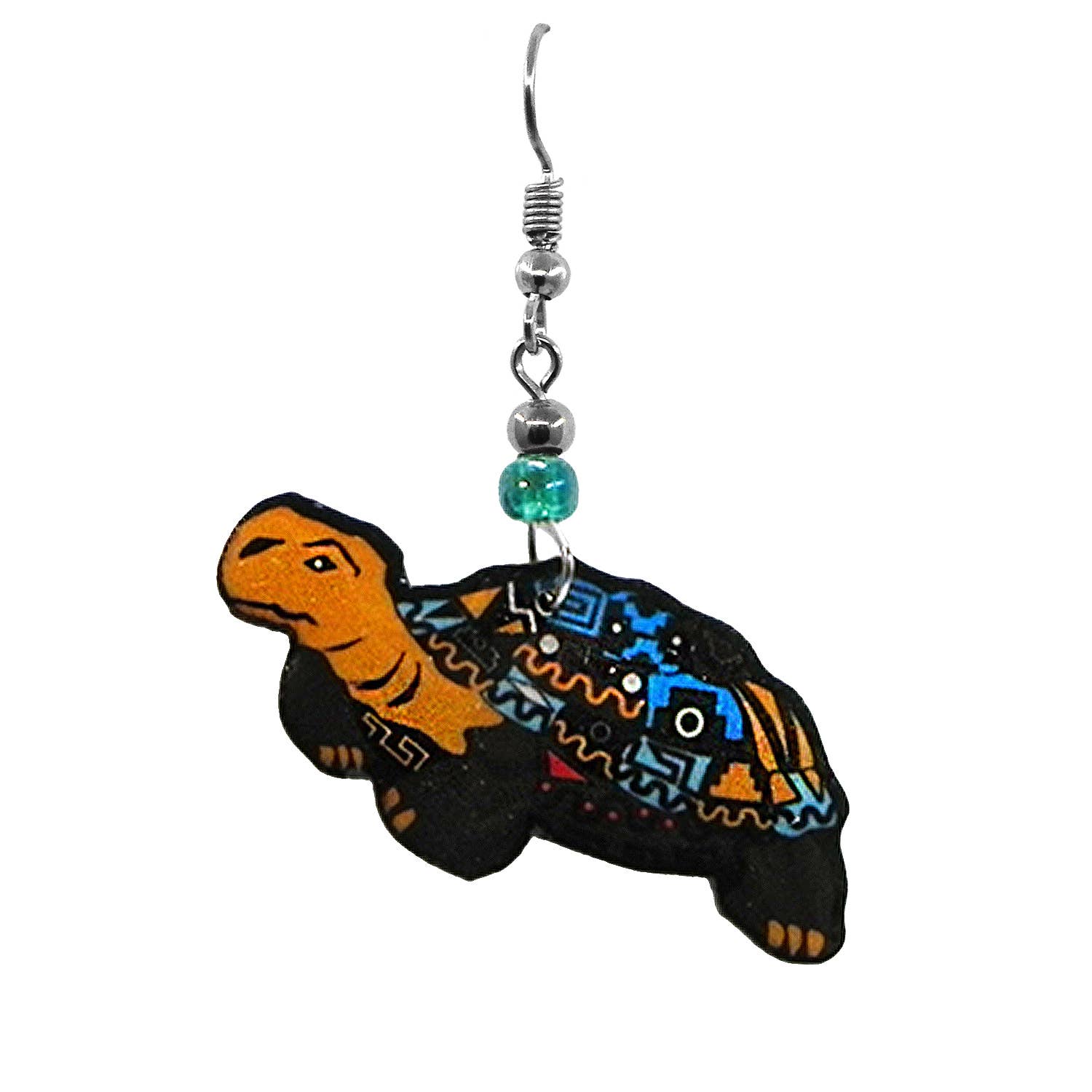 Pichincha - Wholesale Dangle Earrings - Acrylic Turtle Animal Dangle Earrings3