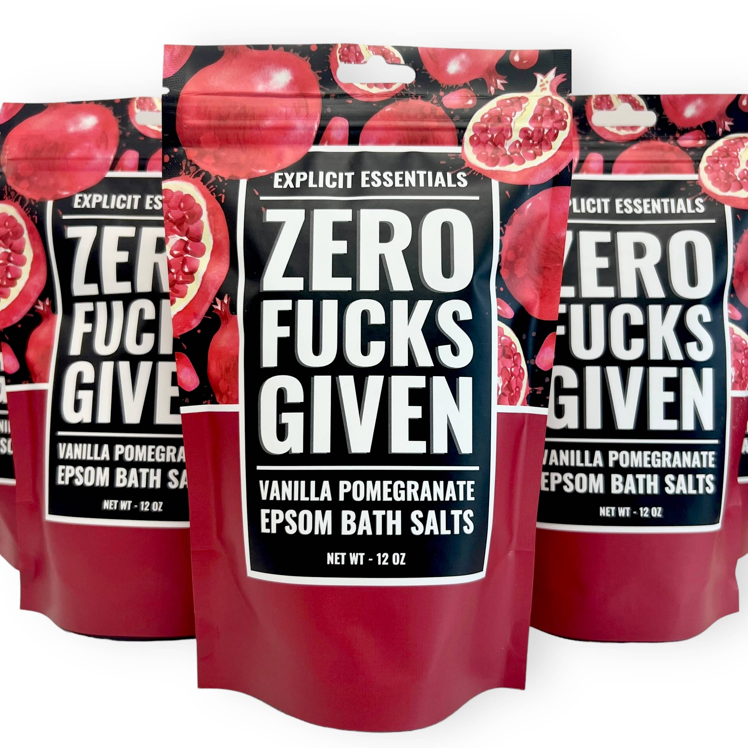 Explicit Essentials - Wholesale Bath Salts - Zero Fucks Given Bath Salts 12oz Bag9