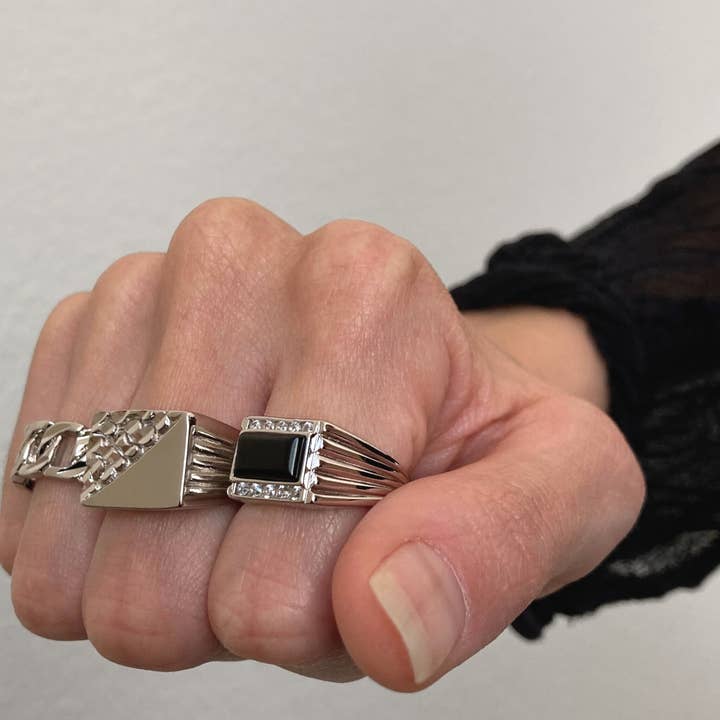 SPARROW - Wholesale Chain Ring - The Jada Chain Link Ring4