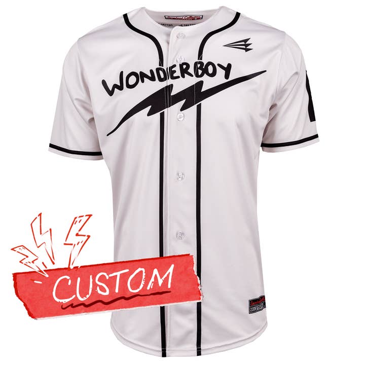 Wonderboy Lifestyle Baseball Jersey *CUSTOM* for wholesale by Seamhead Swag