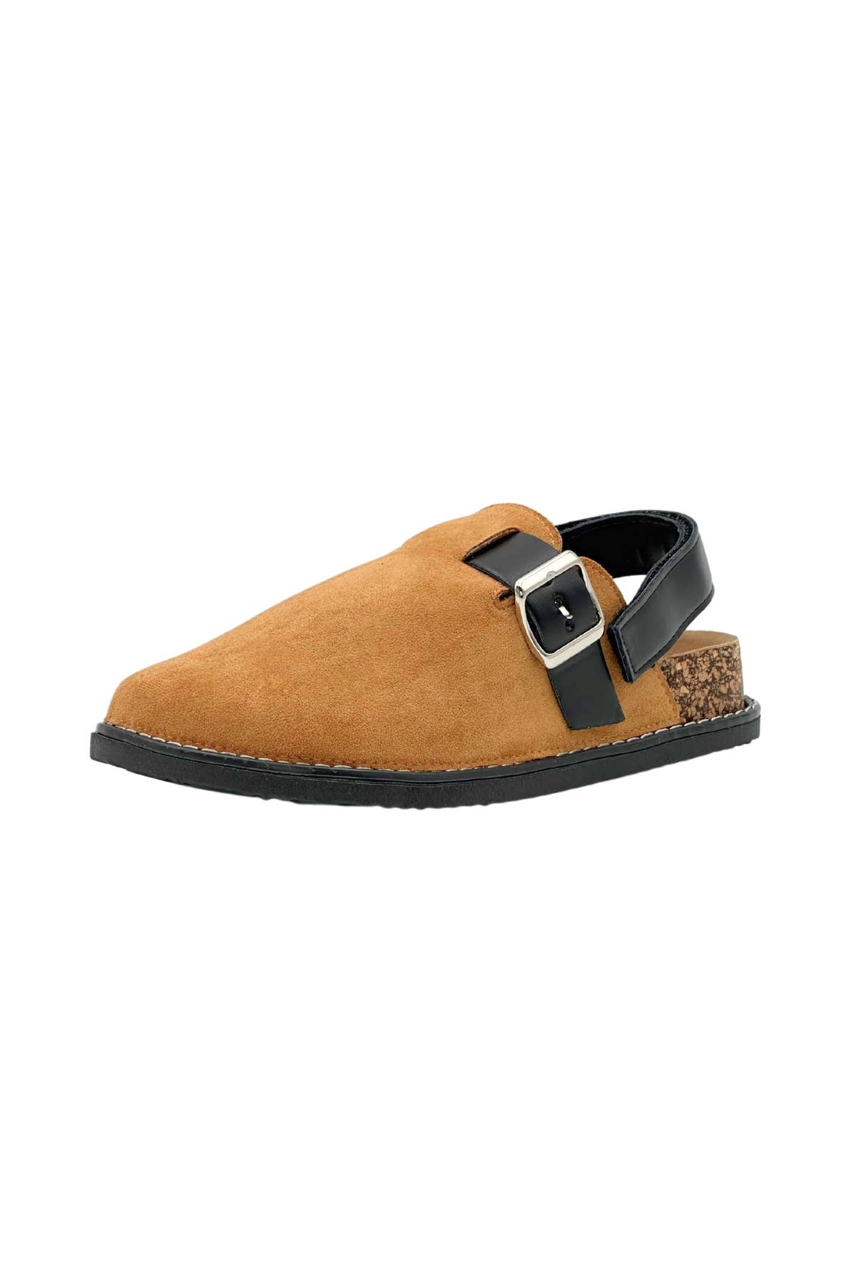 camel Vintage suede clogs 22-366 for wholesale on Faire4